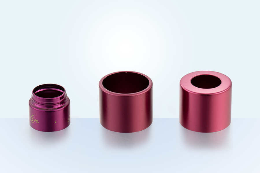 Dengan aksesori pembungkusan kosmetik Aluminium Circle Aluminium