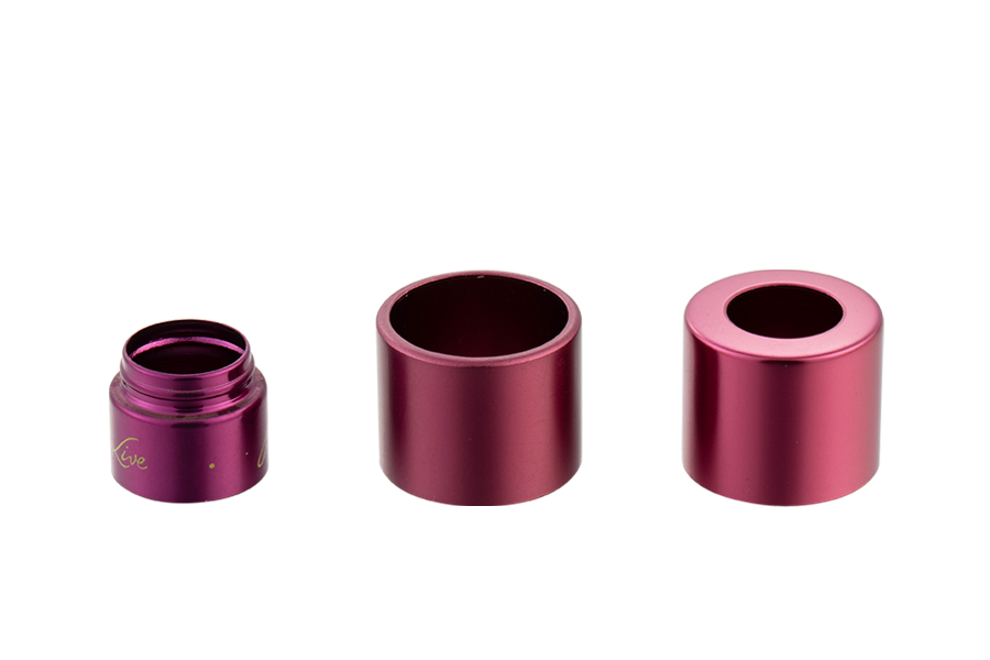 Dengan aksesori pembungkusan kosmetik Aluminium Circle Aluminium